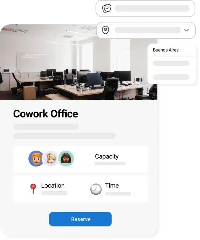 content space reservation