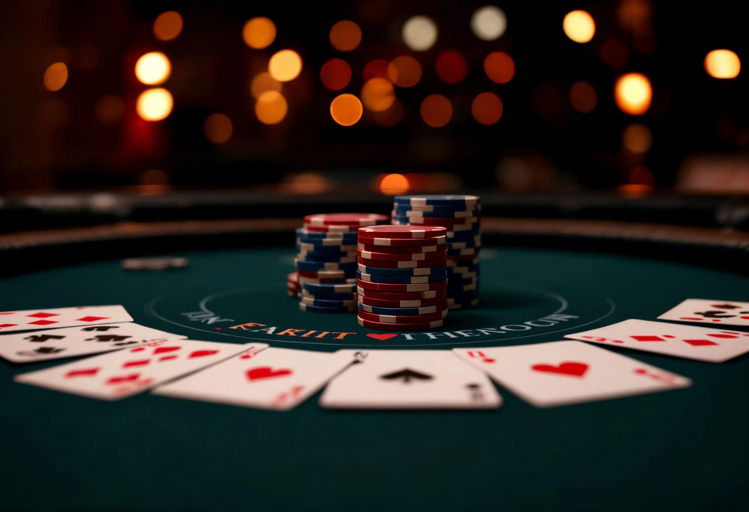 cards prepared poker night