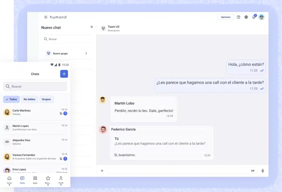 card humand chat es